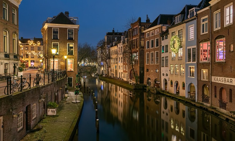 A canal in the old centre of Utrecht, the Netherlands